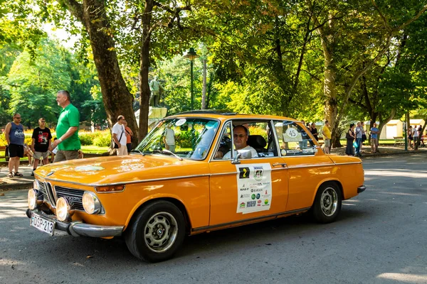 Szeged Hungria Aug 2022 Festival Carros Antigos Raros Dirigidos Por — Fotografia de Stock