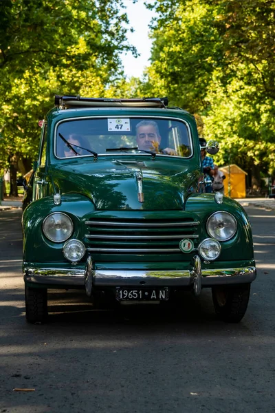 Festival Voitures Anciennes Arrière Mercedes Conduite Par Les Propriétaires Sont — Photo