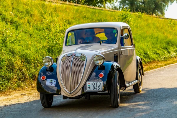 Szeged Hungary Aug 2021 Festival Van Achterste Vintage Auto Gereden — Stockfoto