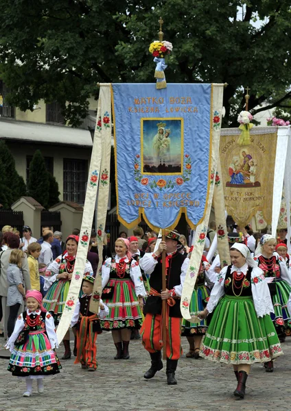 Corpus christi v lowicz - Polsko — Stock fotografie
