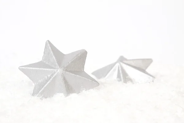 Estrelas de prata — Fotografia de Stock