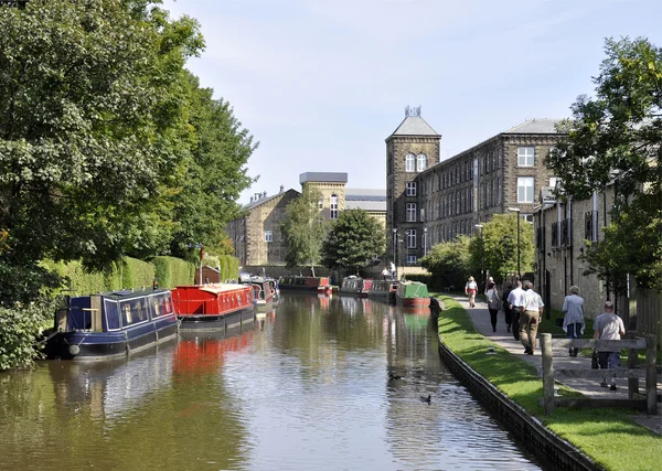 Skipton kanal — Stok fotoğraf