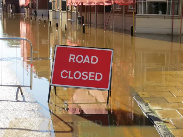 Road closed sign — Stock Photo, Image