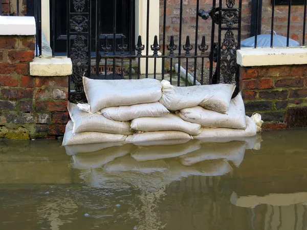 Затопленная улица Йорка — стоковое фото
