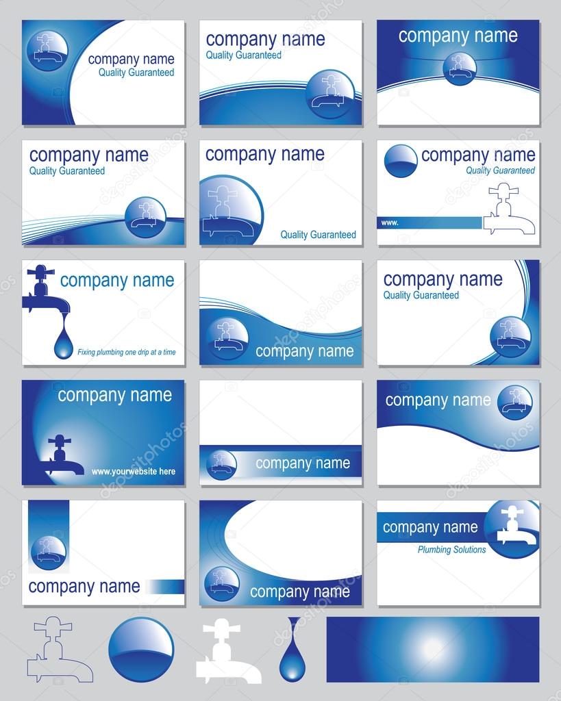 Business cards for plumbers