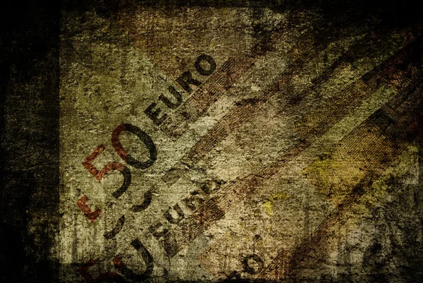 Euros Grunge —  Fotos de Stock