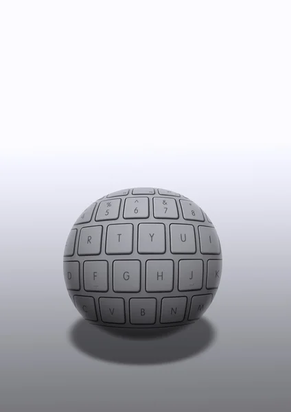 コンピューターのボール — ストック写真
