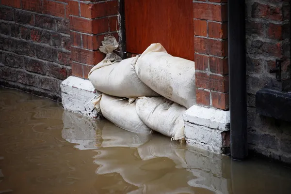 Defensas contra inundaciones — Foto de Stock