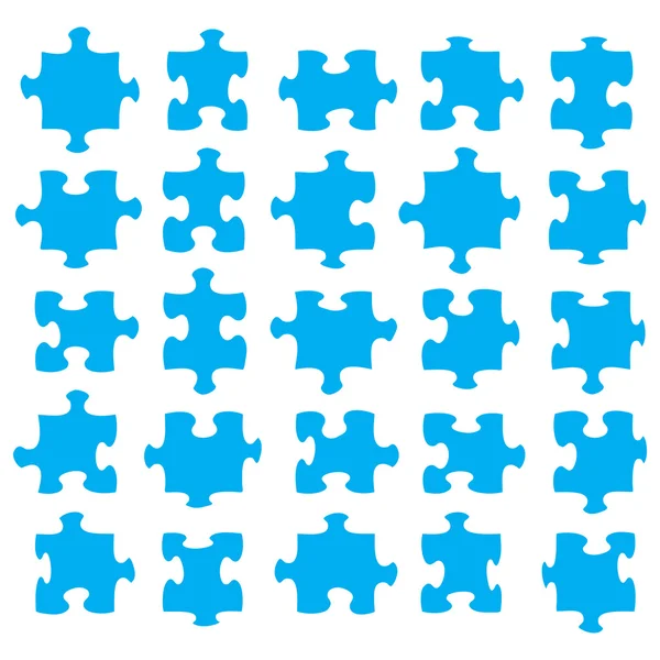 Six jigsaw pieces Stock Vector Image by ©janefromyork #25914737