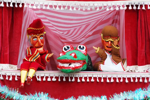 Punch ve judy gösterisi — Stok fotoğraf