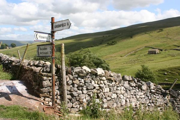 Señal de Yorkshire Dales — Foto de Stock