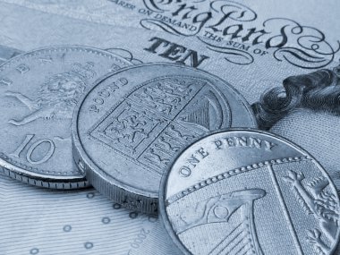 İngiliz sikkeleri üzerinde banknot