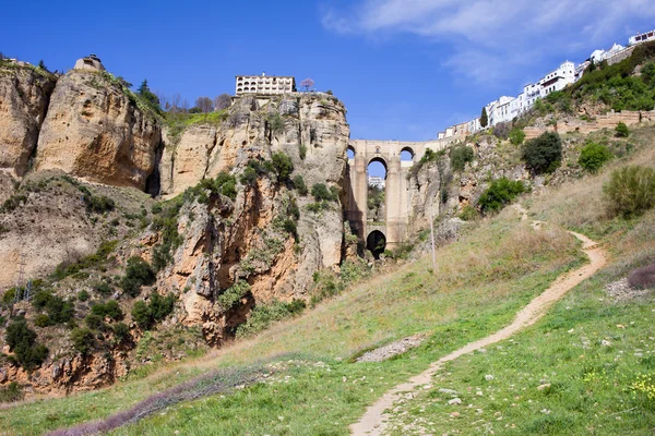 Cliffs of Ronda in Andalusia — Stock Photo, Image