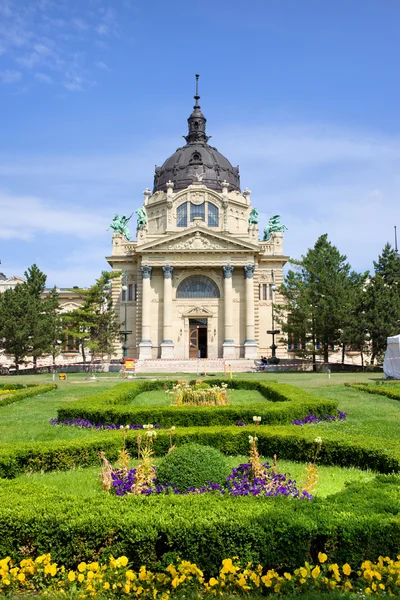 Kąpieliska Szechenyi w Budapeszcie — Zdjęcie stockowe