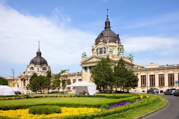 Baños Szechenyi en Budapest — Foto de Stock