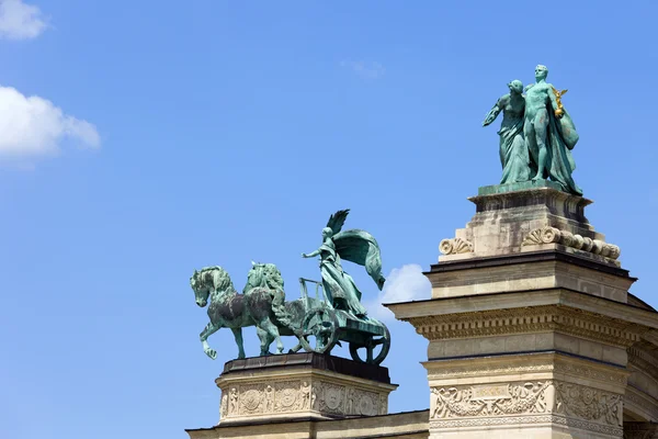 Monumento al Milenio en Budapest — Foto de Stock