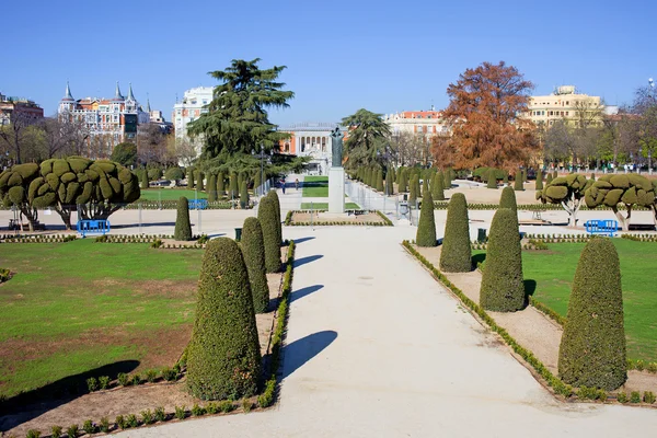 Парк Buen Retiro в Мадриде — стоковое фото