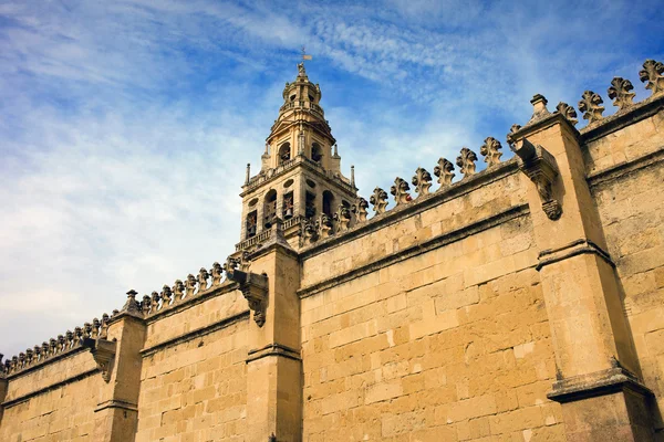 Muren och tornet av mezquita — Stockfoto