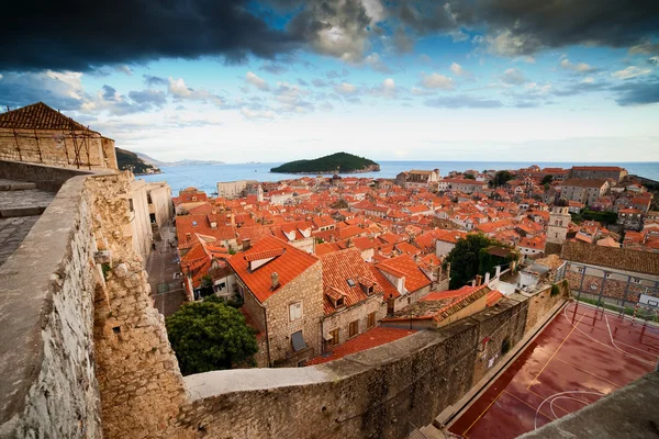 Casco antiguo de Dubrovnik en Croacia —  Fotos de Stock