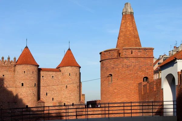 Warsaw Old Town Fortification — Stock Photo, Image