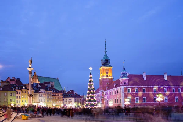 Christmas Time in Warsaw — Stock Photo, Image
