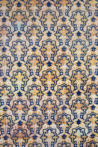Traditional Tiled Wall Background — Stock Photo, Image