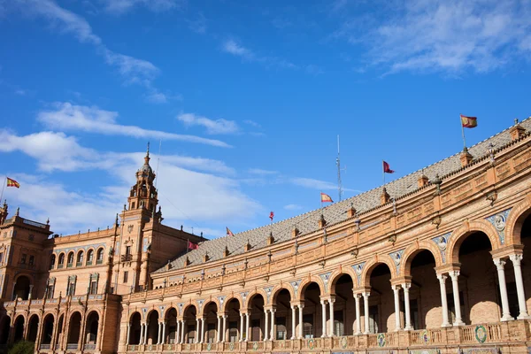 Plaza de espana kolumnada w Sewilli — Zdjęcie stockowe