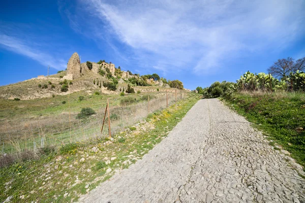 Lantlig väg Andalusien landsbygden — Stockfoto