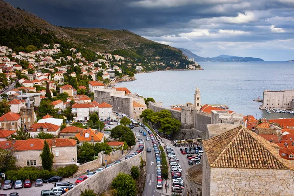 Cidade de Dubrovnik Cityscape — Fotografia de Stock