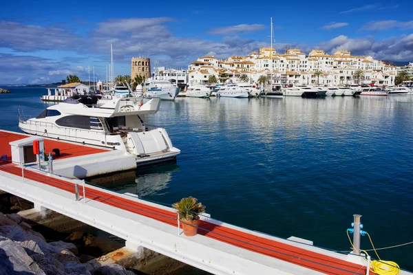 Puerto Banus Marina in Spagna — Foto Stock