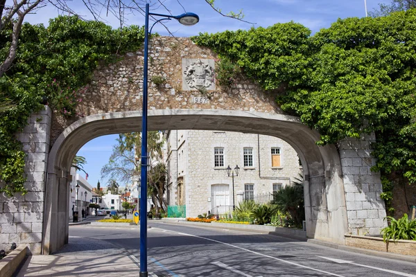 Tor zum Referendum in Gibraltar — Stockfoto