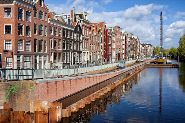 Canal Prinsengracht en Amsterdam — Foto de Stock