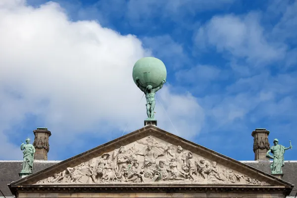 Palacio Real de Ámsterdam Detalles arquitectónicos — Foto de Stock