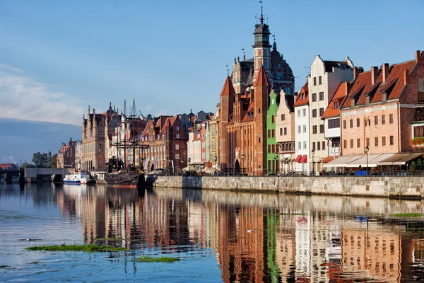 Oude stad van Gdansk in Polen — Stockfoto