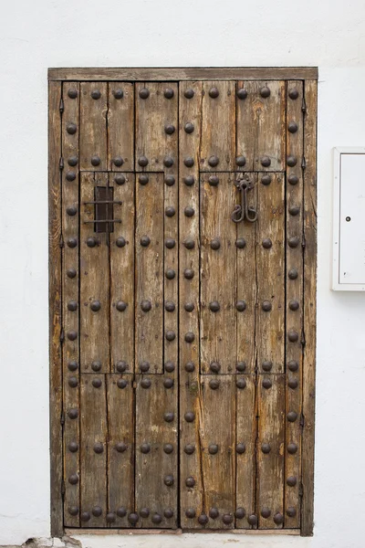 Wzór drzwi drewniane — Zdjęcie stockowe