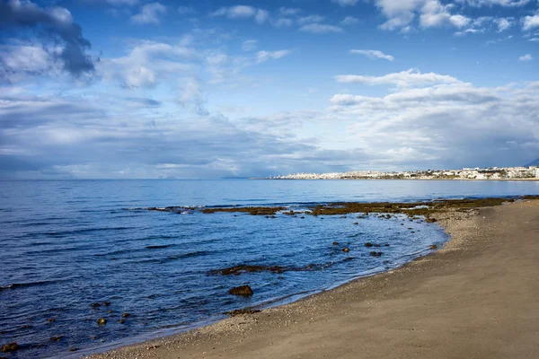 Côte de la mer Méditerranée à Marbella — Photo