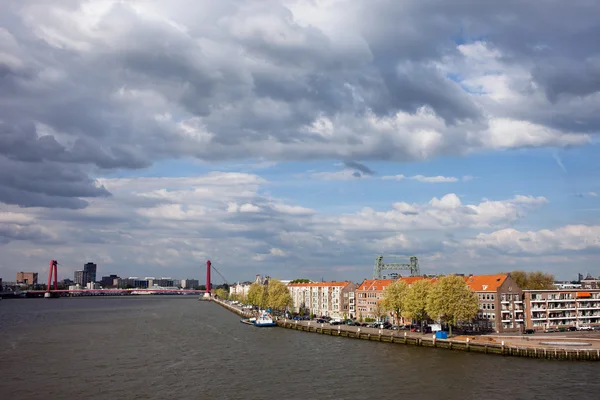 Rotterdam Paysage urbain aux Pays-Bas — Photo