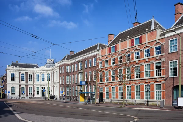 Kneuterdijk straat in den haag — Stockfoto