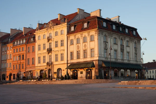 Východ slunce ve Varšavě — Stockfoto