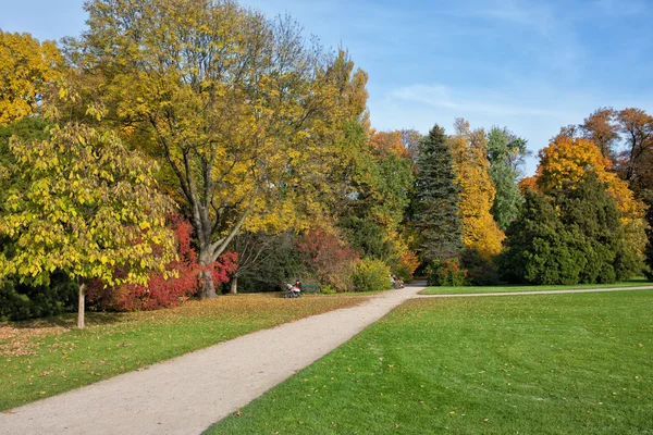 Lazienki-Park in Warschau — Stockfoto