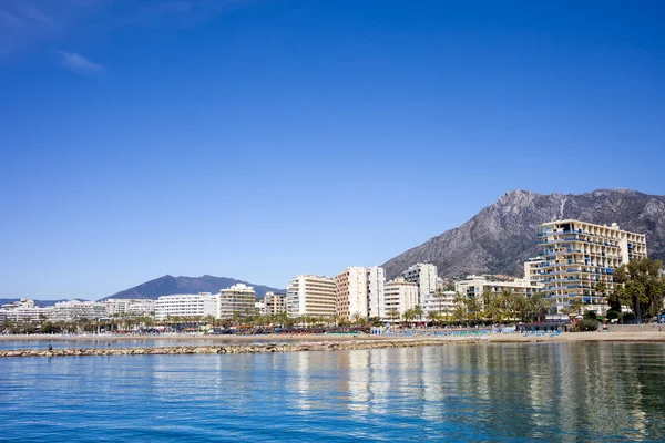 City of Marbella by the Mediterranean Sea in Spain — Stock Photo, Image