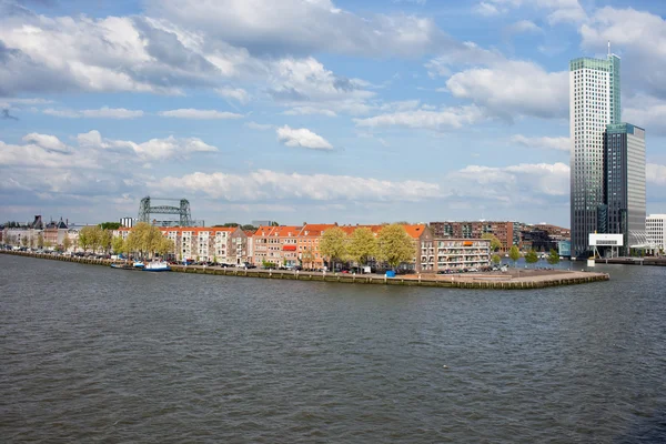 Panoráma města Rotterdam v Nizozemsku — Stock fotografie