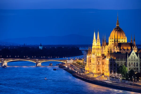 Kivilágított Budapest — Stock Fotó