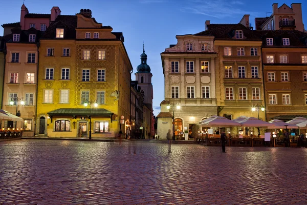 Old Town of Warsaw in the Evening — Stockfoto