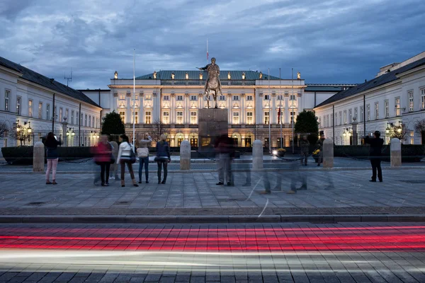 Presidentiële paleis in Warschau — Stockfoto