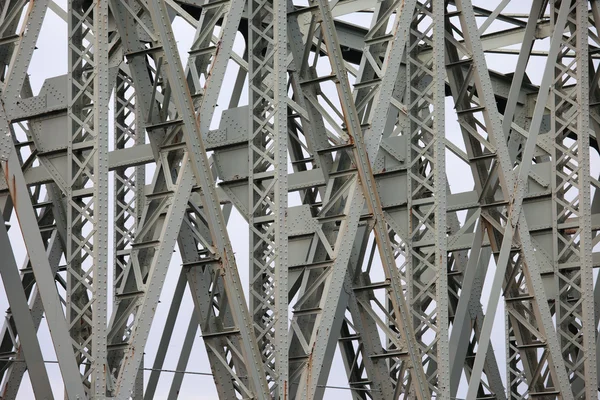 De hef lift brug close-up details in rotterdam — Stockfoto