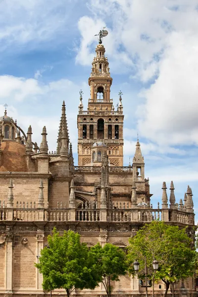 Cattedrale gotica di Siviglia in Spagna — Foto Stock