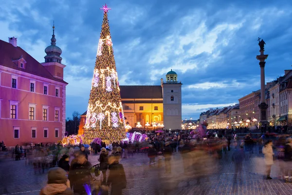 Juletid i Warszawa — Stockfoto