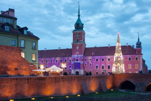 Královský palác ve starém městě Varšava — Stock fotografie