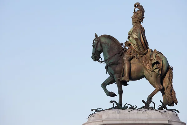 Estátua do Rei José I de 1775 em Lisboa — Fotografia de Stock